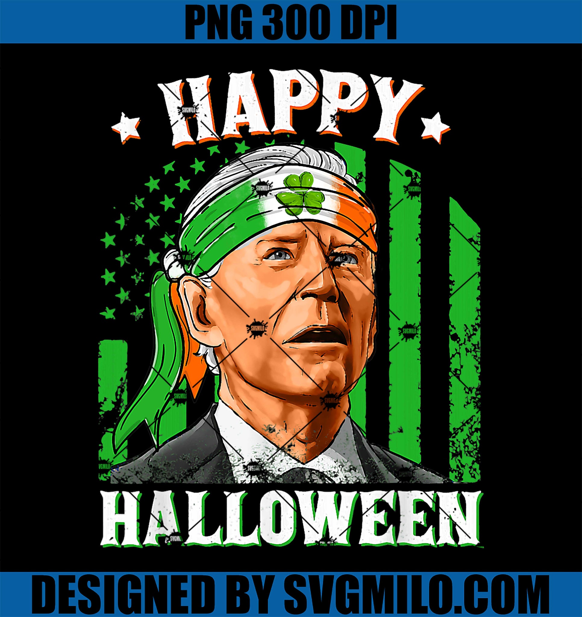 Happy Halloween PNG, Joe Biden Patrick Day PNG, Joe Biden PNG