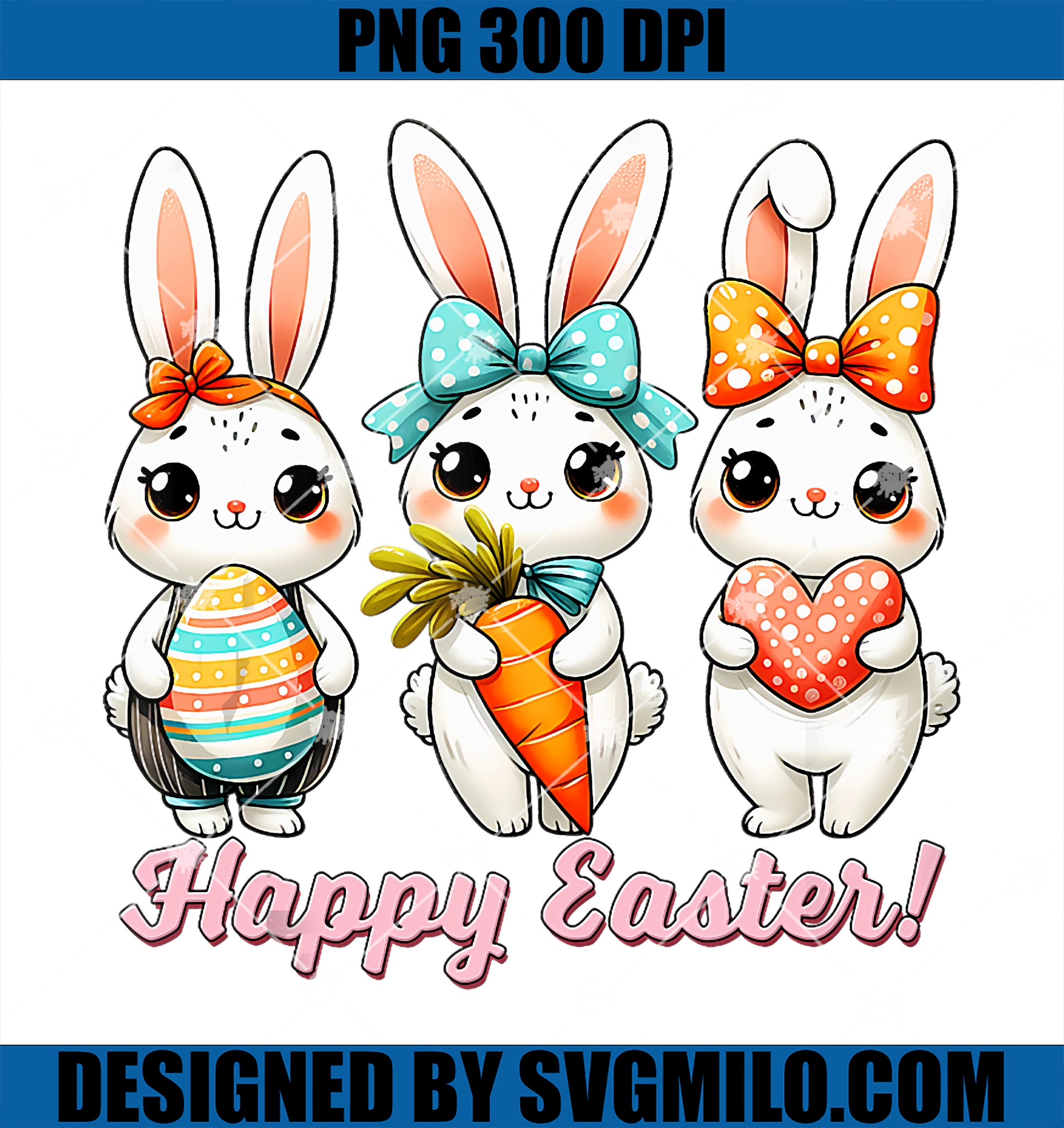 Happy Easter Bunny PNG, Easter Egg Hunt Squad Easter PNG