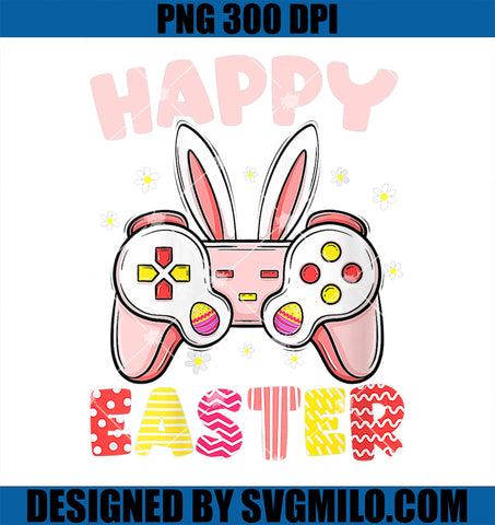Happy Easter Day PNG, Video Game Controller Bunny Gamer PNG