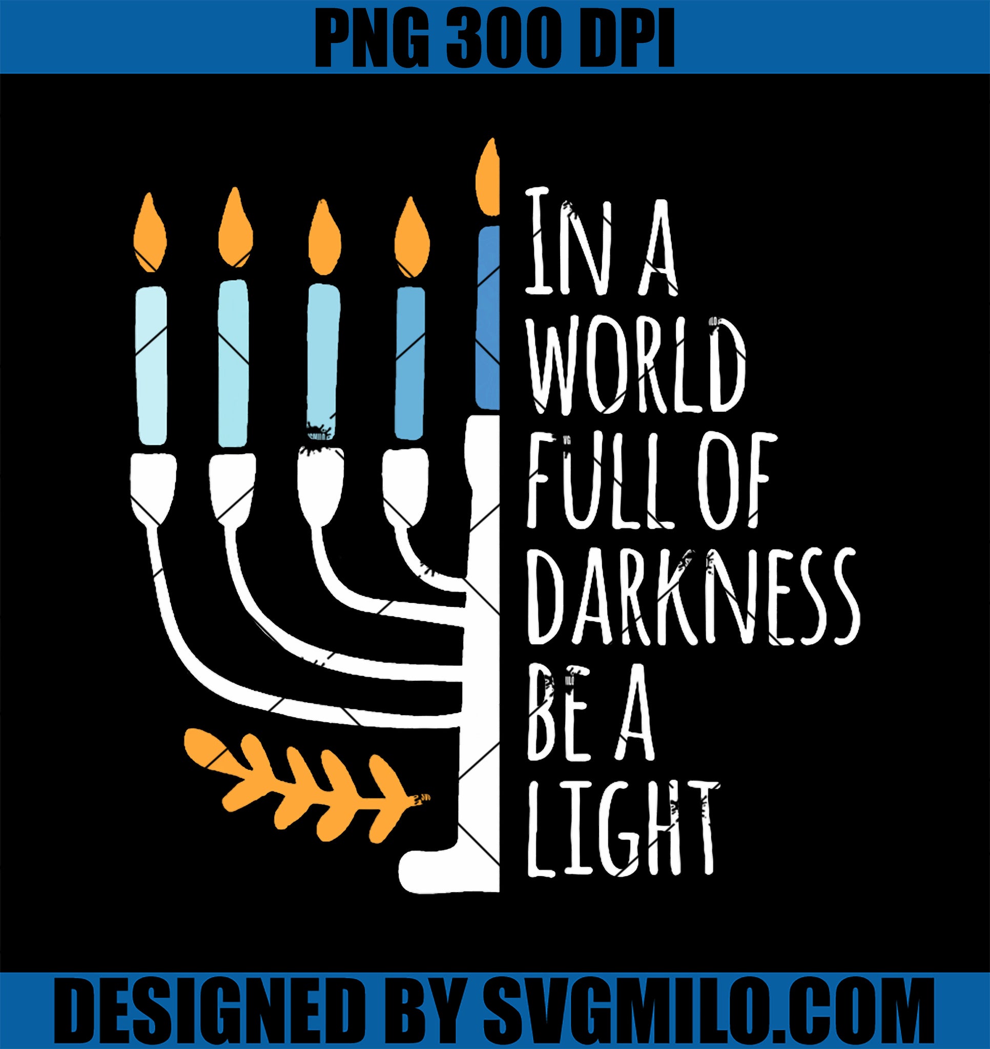 Happy Hanukkah Chanukah Jewish PNG