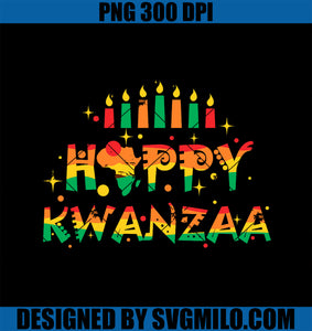 Happy Kwanzaa 2024 African American Family Black History PNG