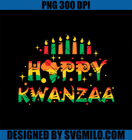 Happy Kwanzaa 2024 African American Family Black History PNG