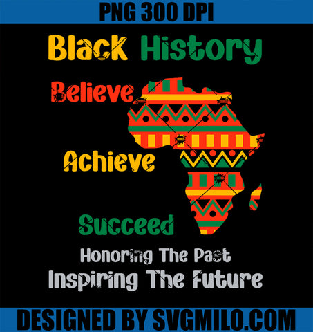 Honoring Past Inspiring Future PNG, Black History Month African PNG