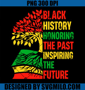 Honoring The Past Inspiring The Future Black History Month PNG