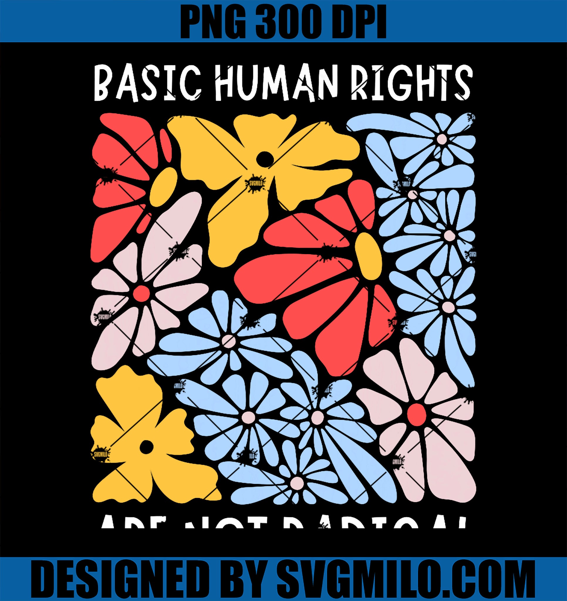 Human Rights PNG, Democrat Equality Womens Right Floral Equality PNG