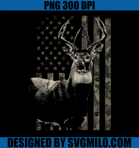 Hunting Camo American Flag Deer Camouflage PNG