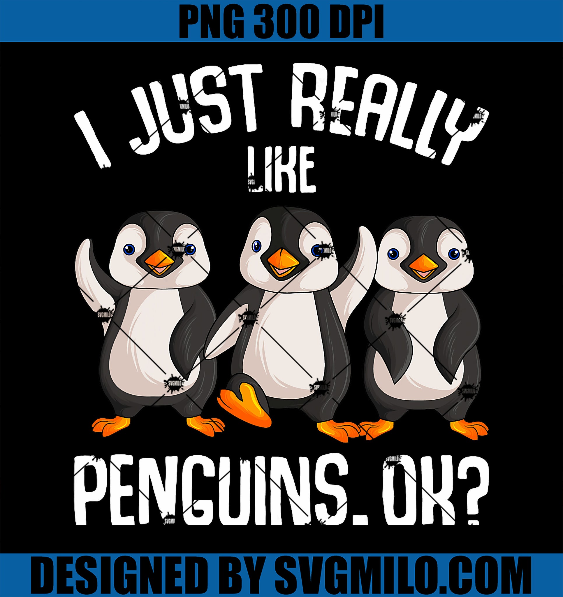 I Just Really Like Penguins PNG, Penguin PNG