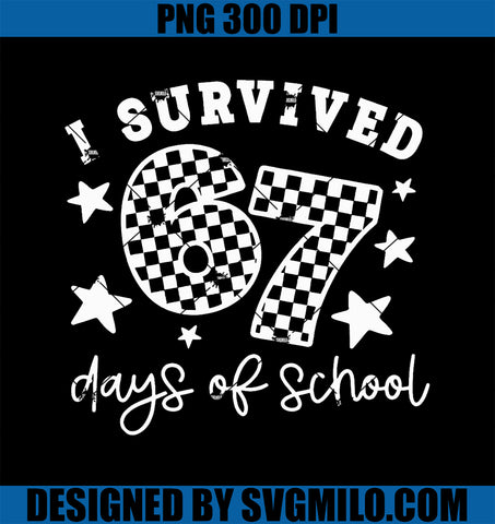 I Survived PNG, 67 Days Of School Teachers Students PNG