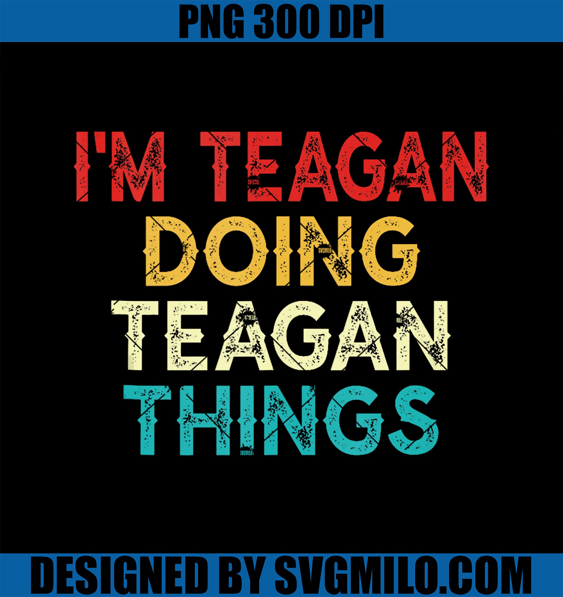 I_m Teagan Doing Teagan Things Shirt Funny Christmas PNG