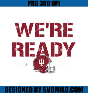 Indiana Hoosiers College Football Playoff CFP 2024-25 Ready PNG