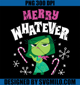 Inside Out 2  Disgust Merry Whatever PNG