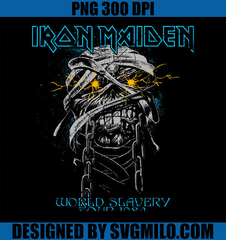 Iron Maiden Powerslave Head Mummy Black PNG