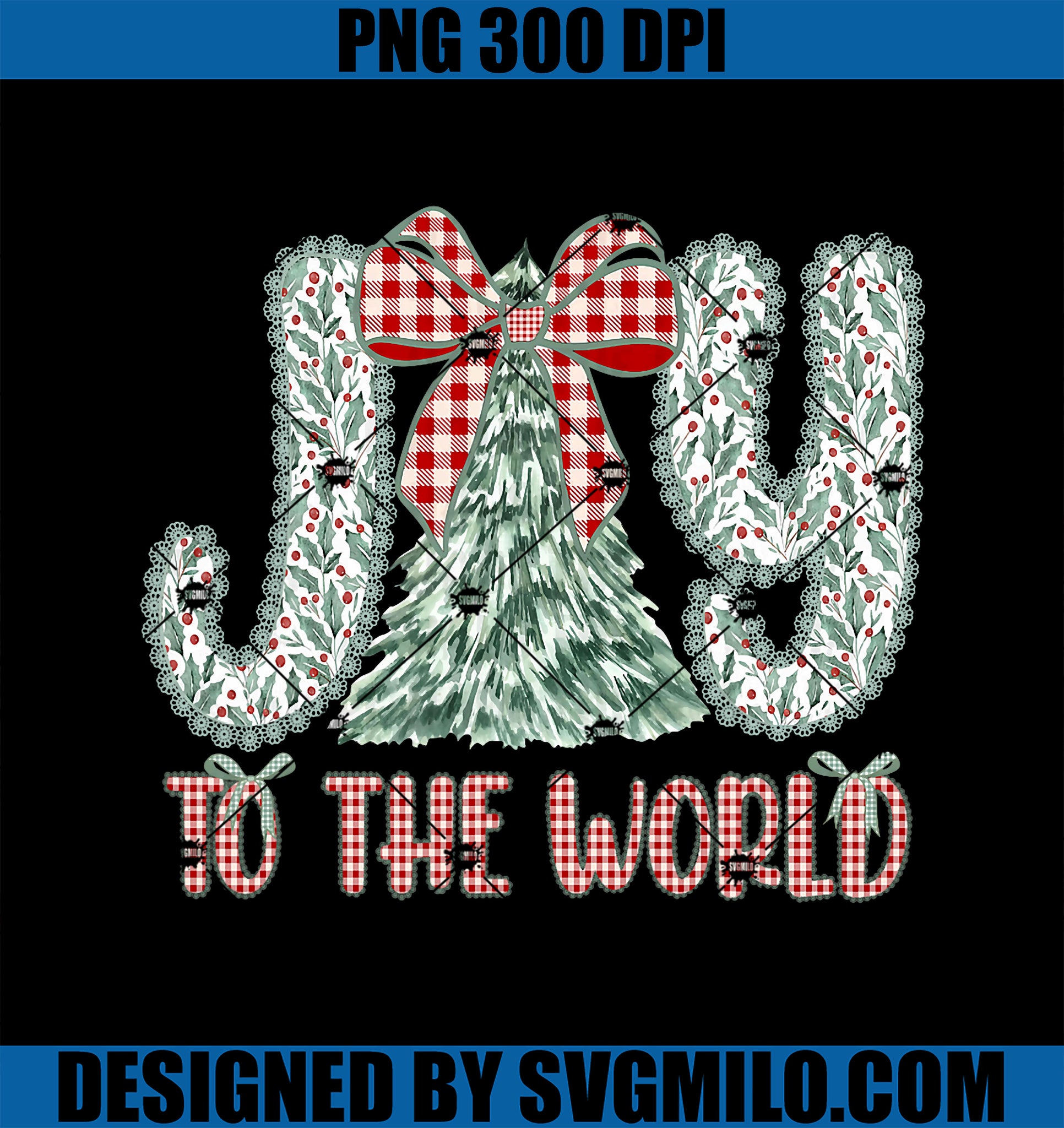 Joy To The World Jesus Christian PNG, Christmas Xmas Tree Holiday PNG