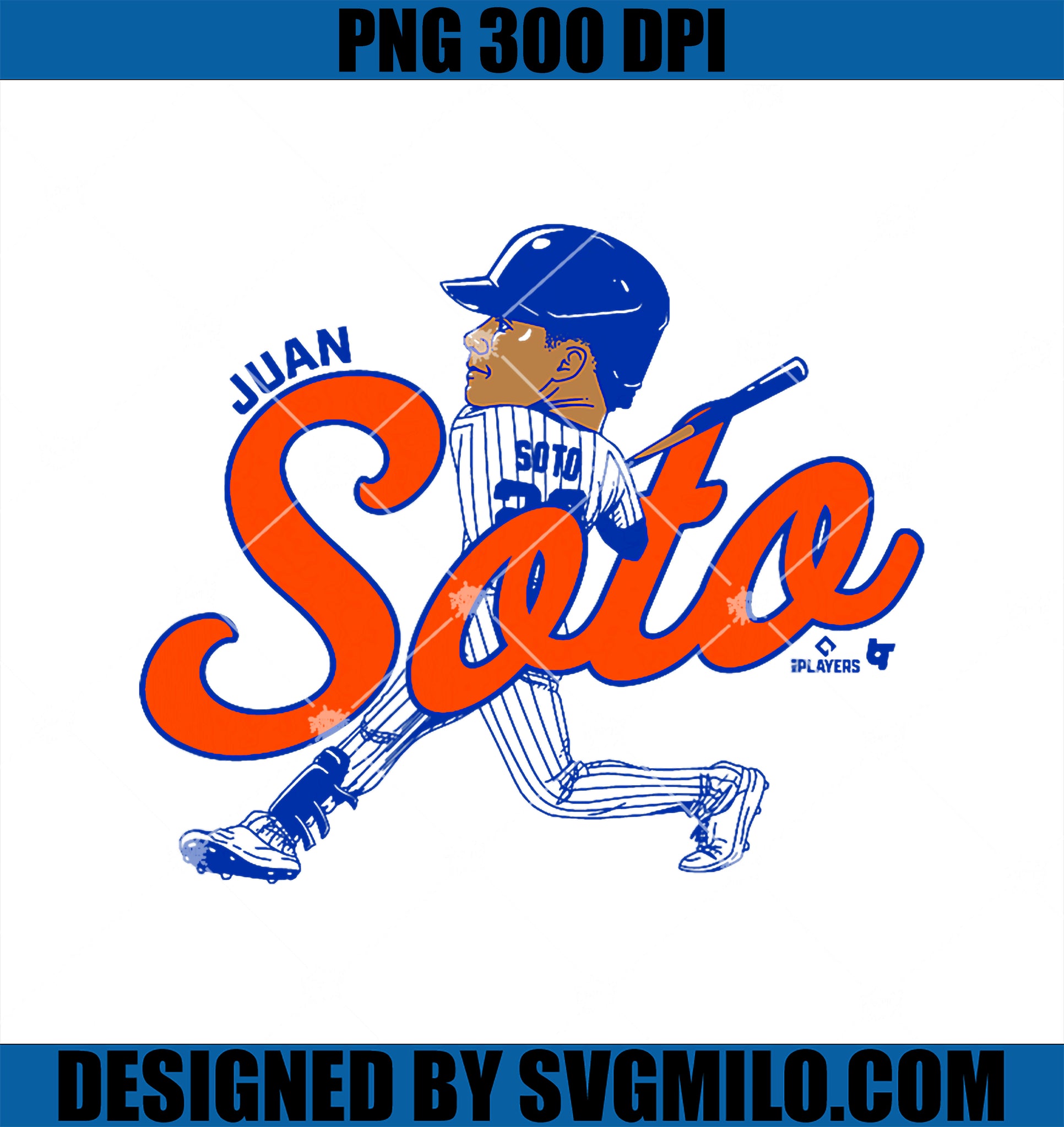 Juan Soto PNG, Queens Caricature PNG, New York Baseball PNG