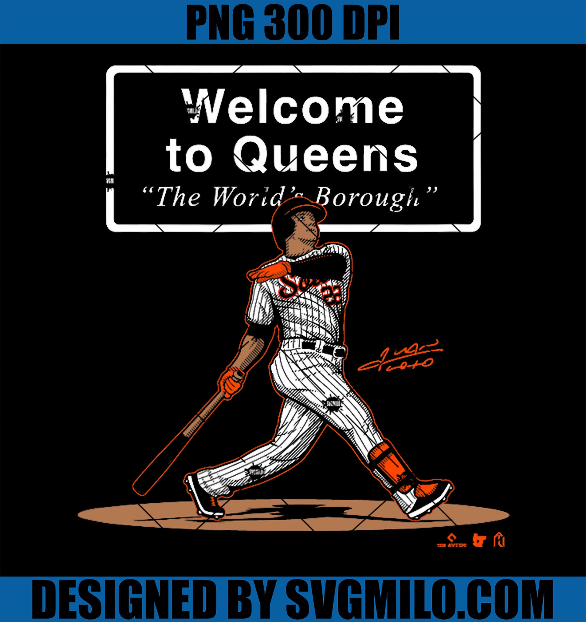 Juan Soto PNG, Welcome to Queens Sign PNG, New York Baseball PNG