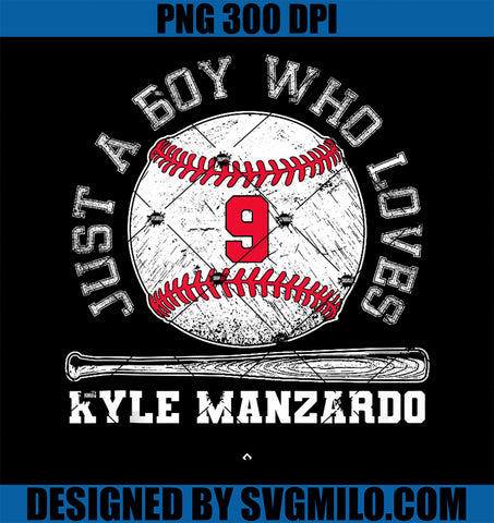 Just A Boy Who Loves Kyle Manzardo Cleveland Baseball PNG