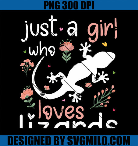 Just A Girl Who PNG, Loves Lizards PNG