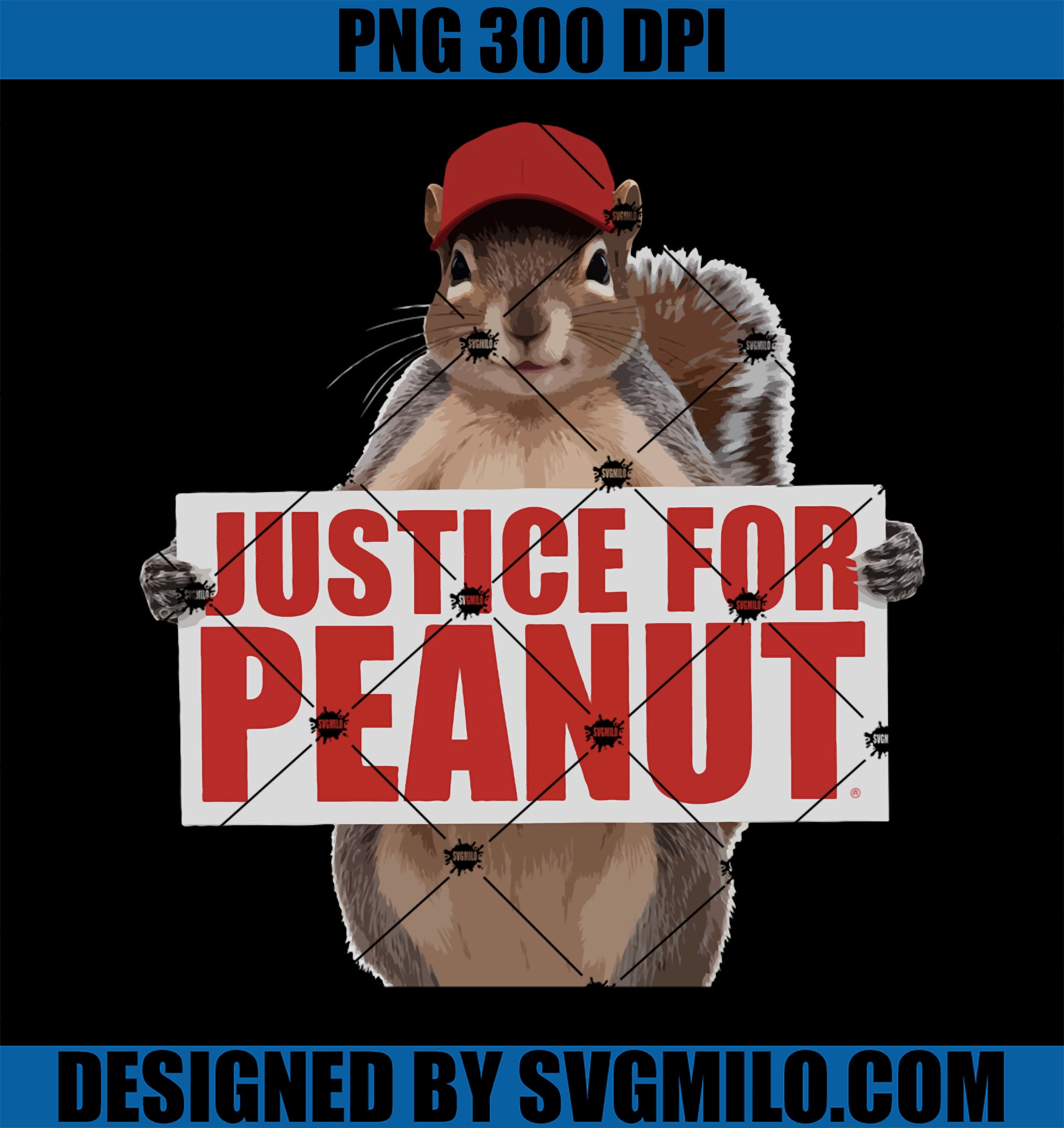 Justice for Peanut The Squirrel PNG