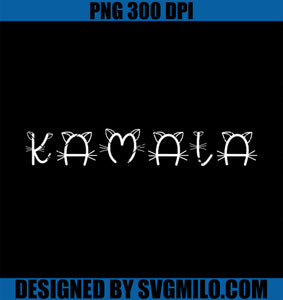 Kamala Harris Cat Letter Positive Funny PNG