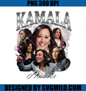 Kamala Harris 2024 Bootleg PNG, Kamala Harris Vintage Photo PNG