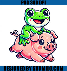 Kawaii Frog Pig Long Sleeve T-Shirt