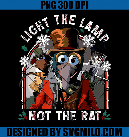 Light The Lamp Not The Rat Christmas PNG