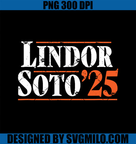 Lindor Soto 25 PNG, New York Fan Merch PNG