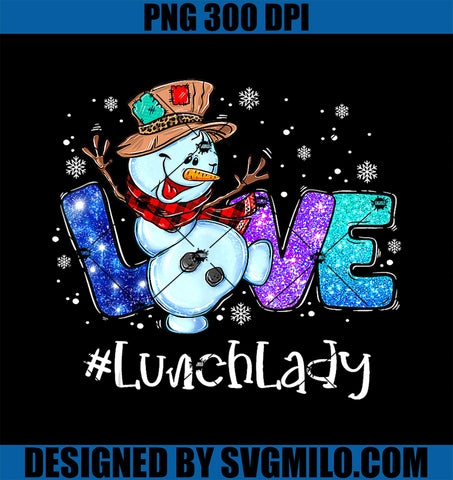 Lunch Lady School Cafeteria PNG, Love Snowman Winter Christmas PNG