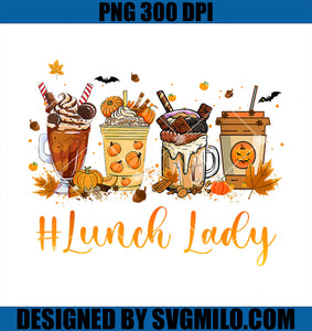 Lunch Lady PNG, Pumpkin Spice Coffee Latte Thanksgiving PNG