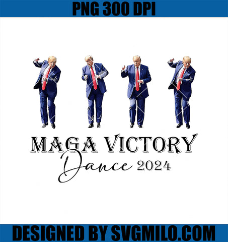 Maga Victory Dance Trump 2024 47th President PNG