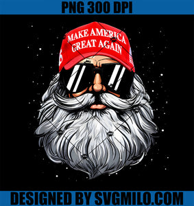 Make A Christmas Great Again Funny Xmas Trump Santa PNG