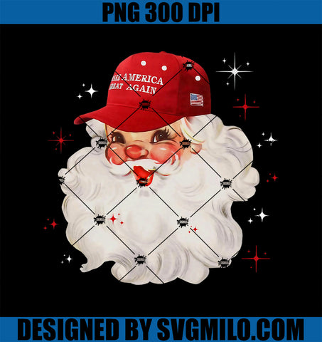 Make A Christmas Great Again Xmas Trump MAGA Pajamas Santa PNG