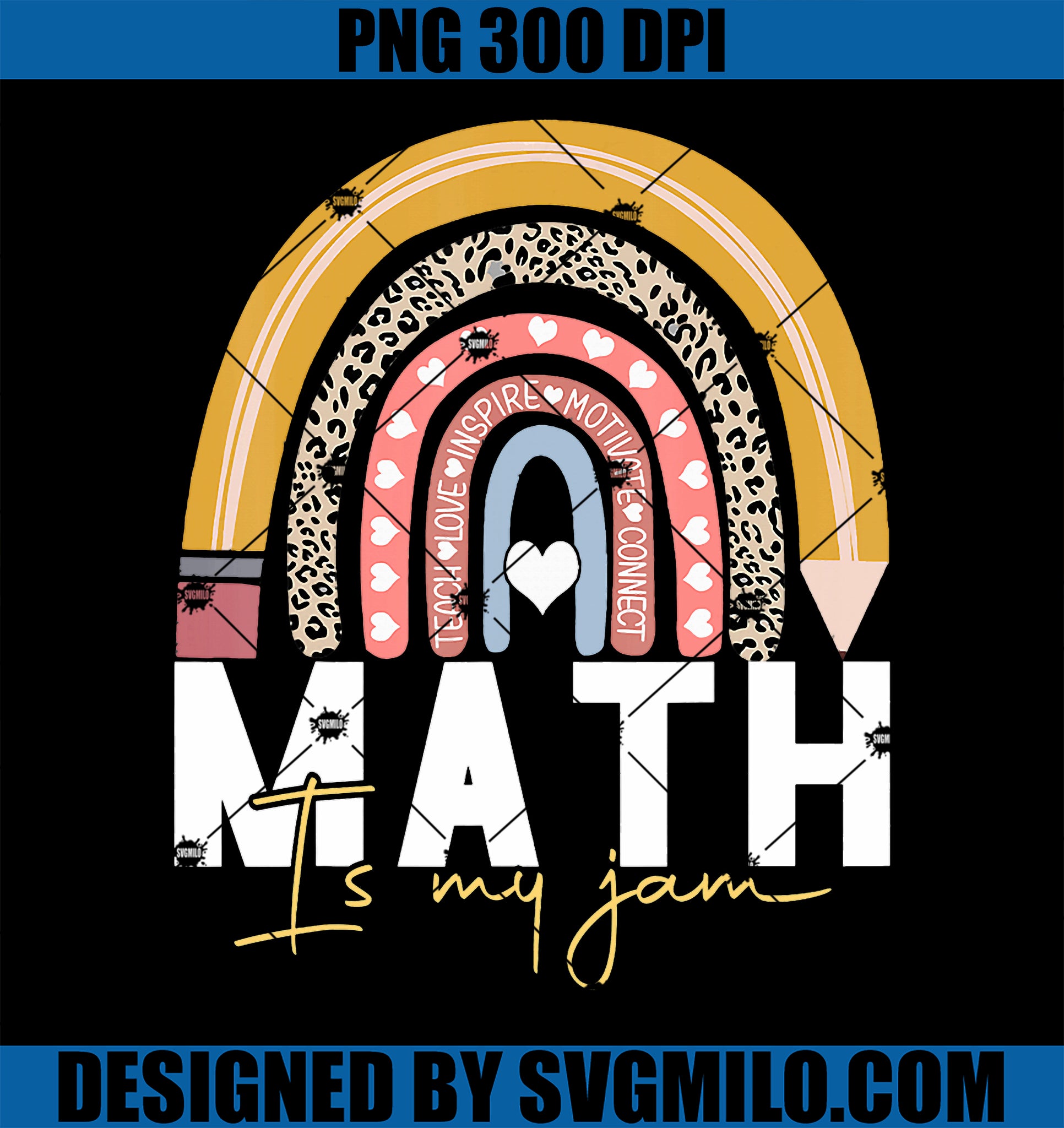 Math Teacher PNG, Math is My Jam PNG