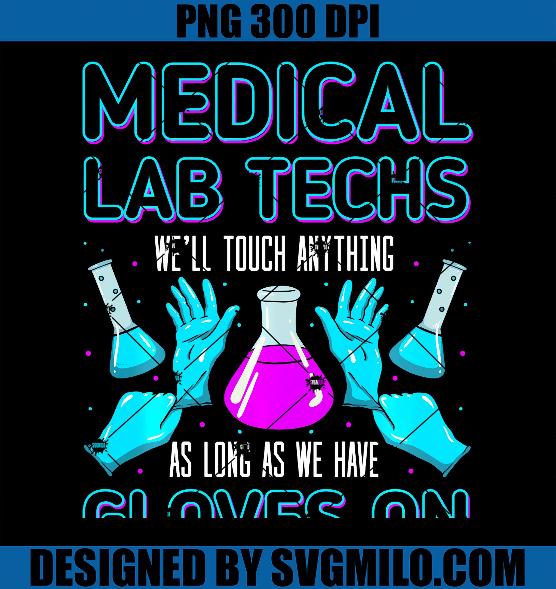 Medical Laboratory Technician Gloves On CLS MLT Med Lab PNG