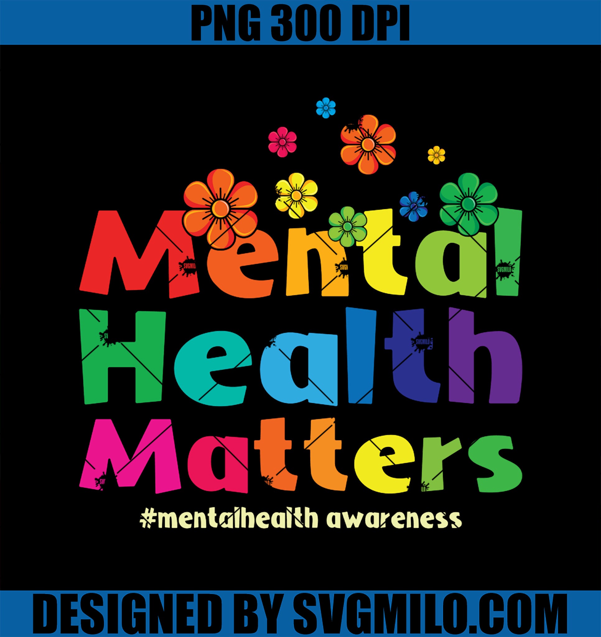 Mental Health Matters Tee End The Stigma PNG