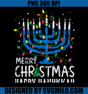 Merry Chrismukkah Happy Christmas Hanukkah Chanukah Jewish PNG