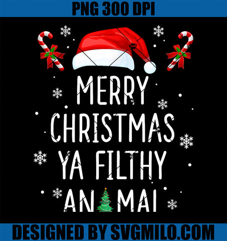 Merry Christmas Animal Filthy Ya Xmas Family PNG