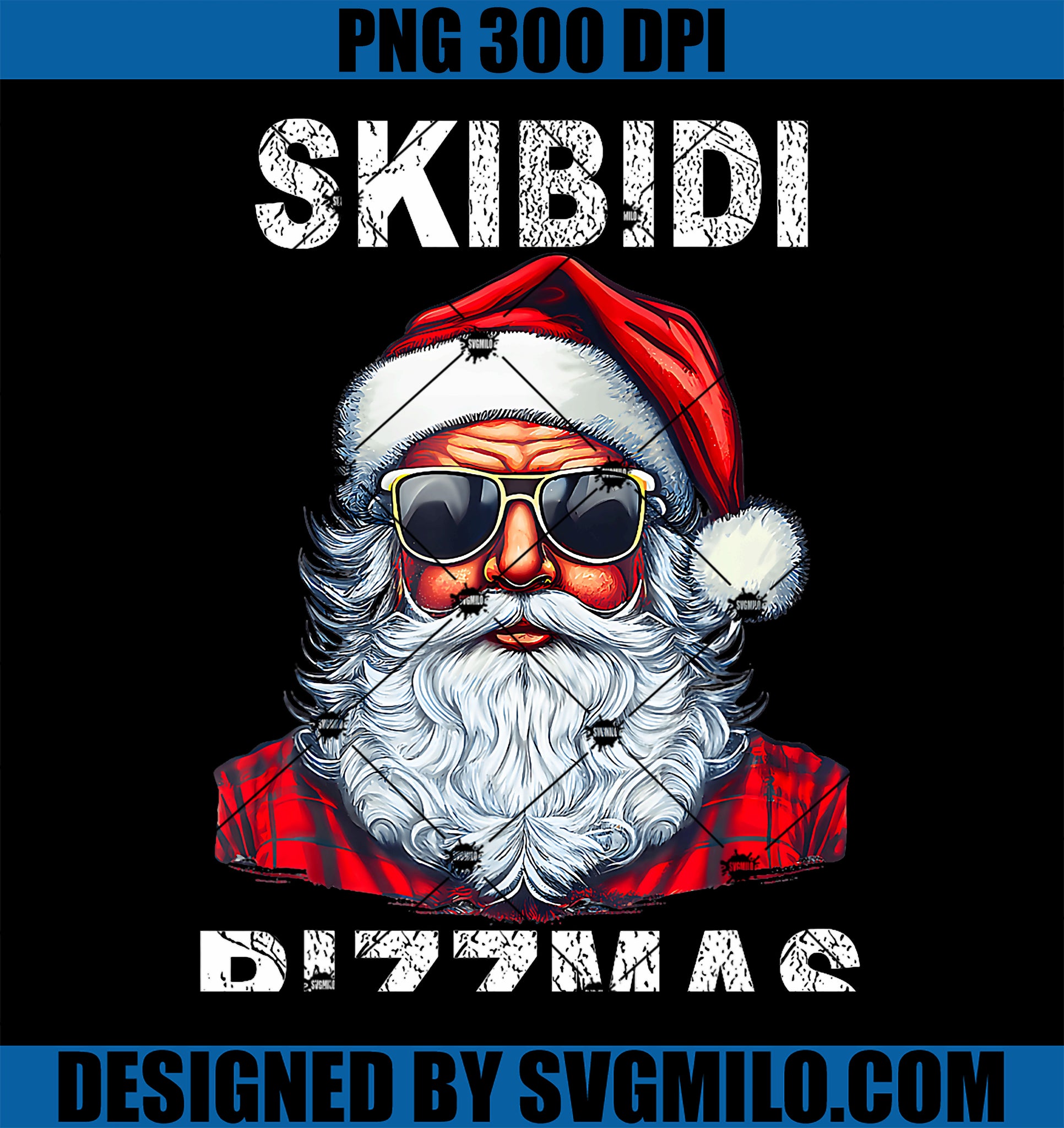 Merry Christmas Skibidi Rizzmas PNG