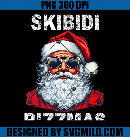 Merry Christmas Skibidi Rizzmas PNG