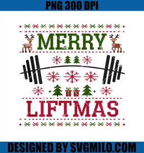 Merry Liftmas PNG, Weightlifter Fitness PNG