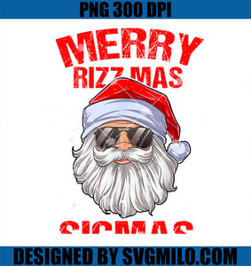 Merry Rizz Mas Sigmas Gen Alpha Middle School Christmas PNG