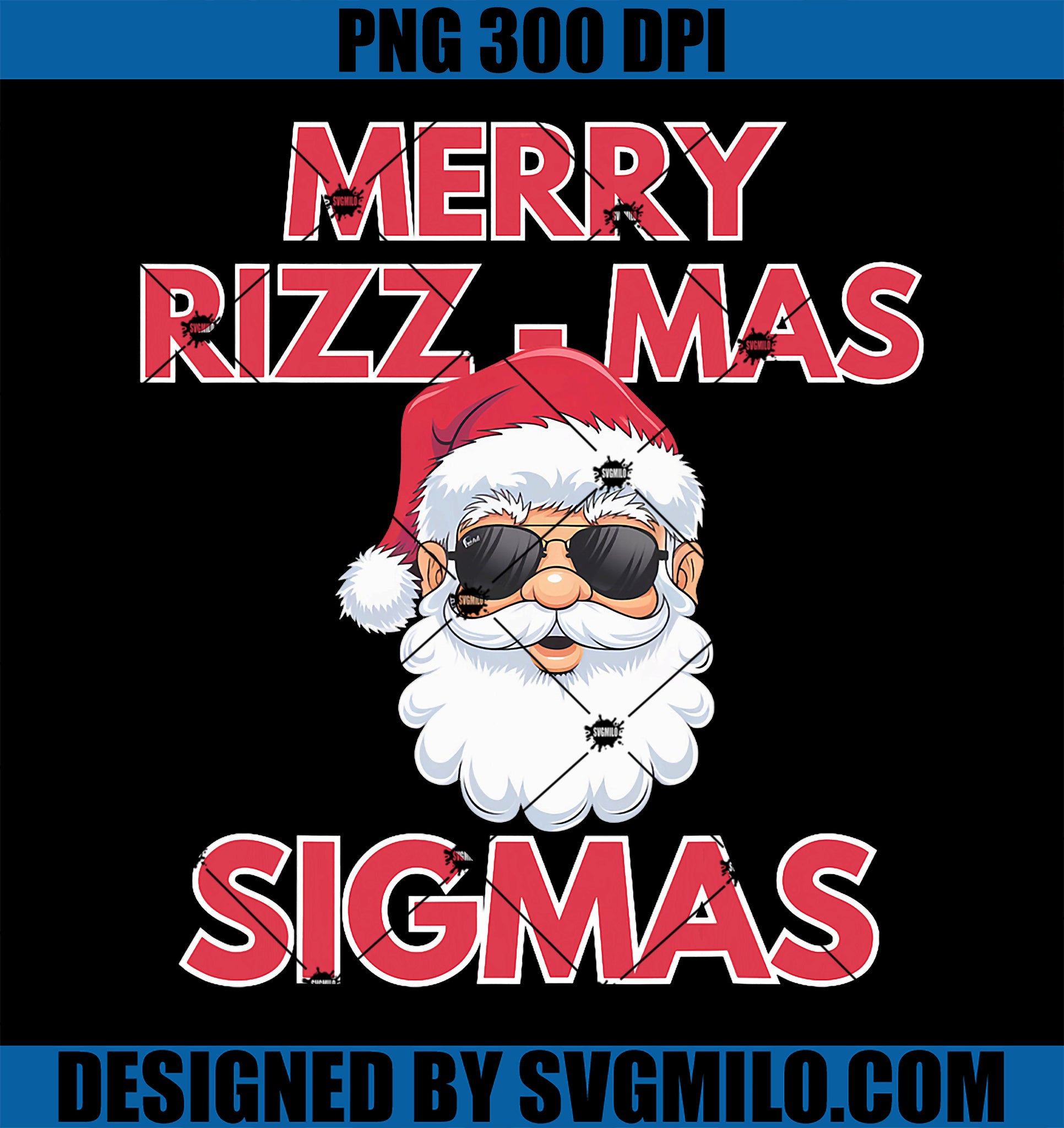 Merry Rizz Mas Sigmas PNG, Gen Alpha Middle School Christmas PNG