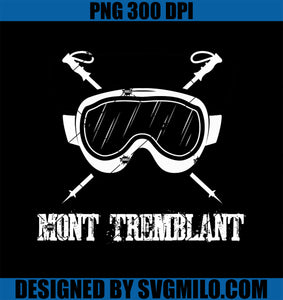 Mont Tremblant Quebec Ski Skier Skiing Snowboard Goggles PNG