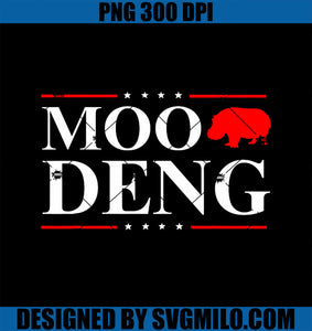 Moo Deng 2024 Election PNG, Funny Vote Hippo Political Moo Deng PNG