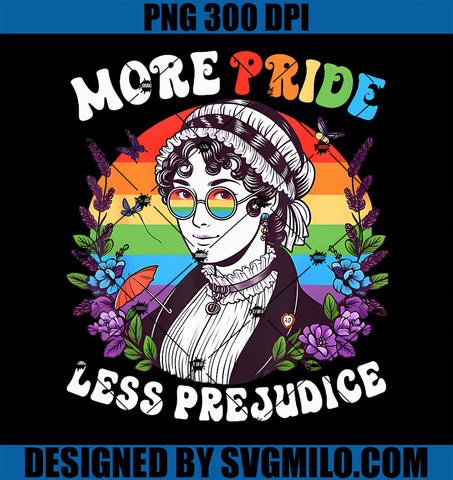 More Pride Less Prejudice LGBT Pride Month Gay Proud Ally PNG