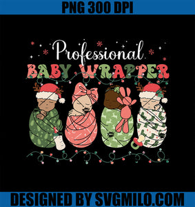 Mother Baby Nurse Christmas Professional Wrapper PNG