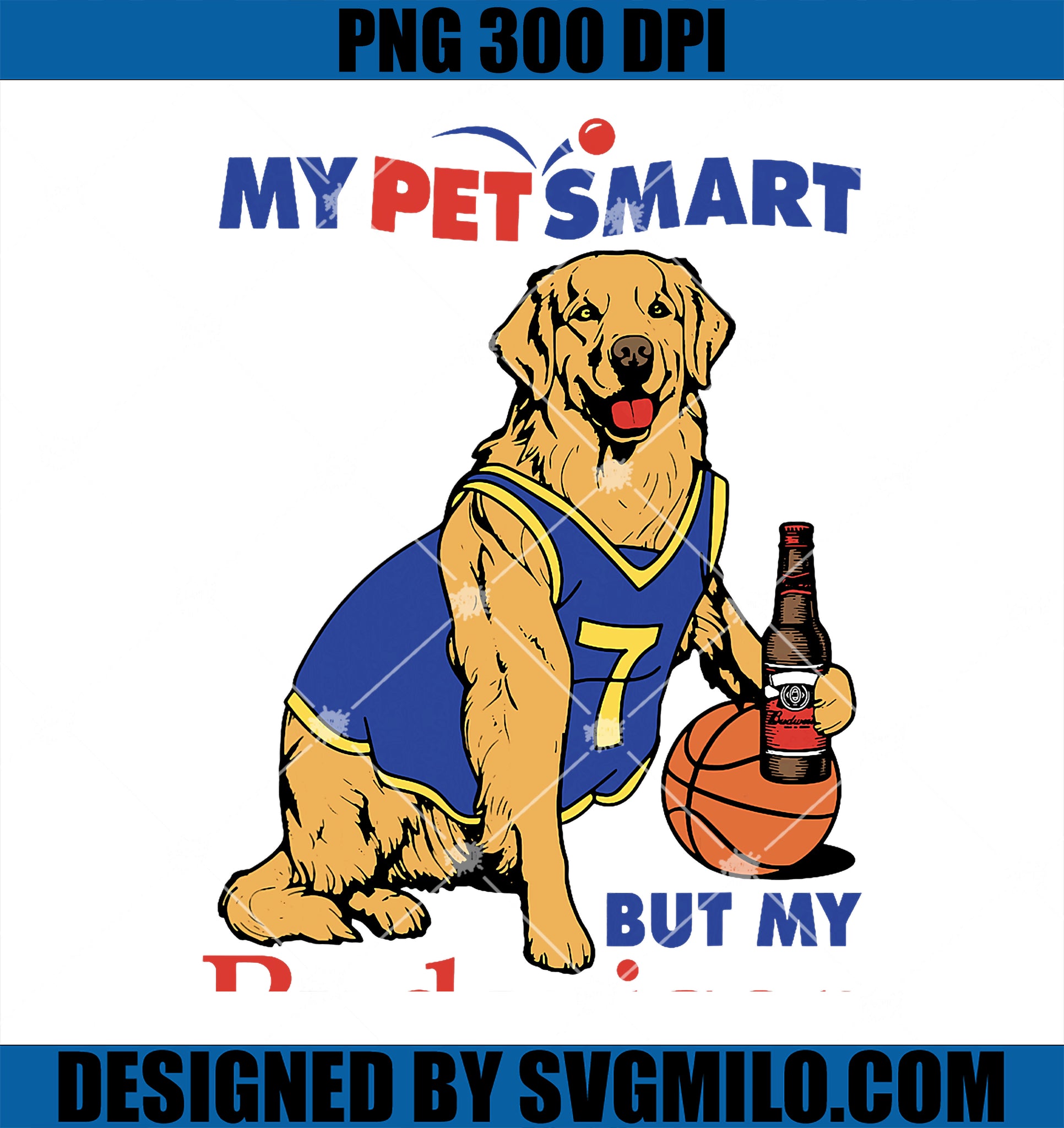 My Pet Smart But My Bud wiser Funny Dog Lover PNG