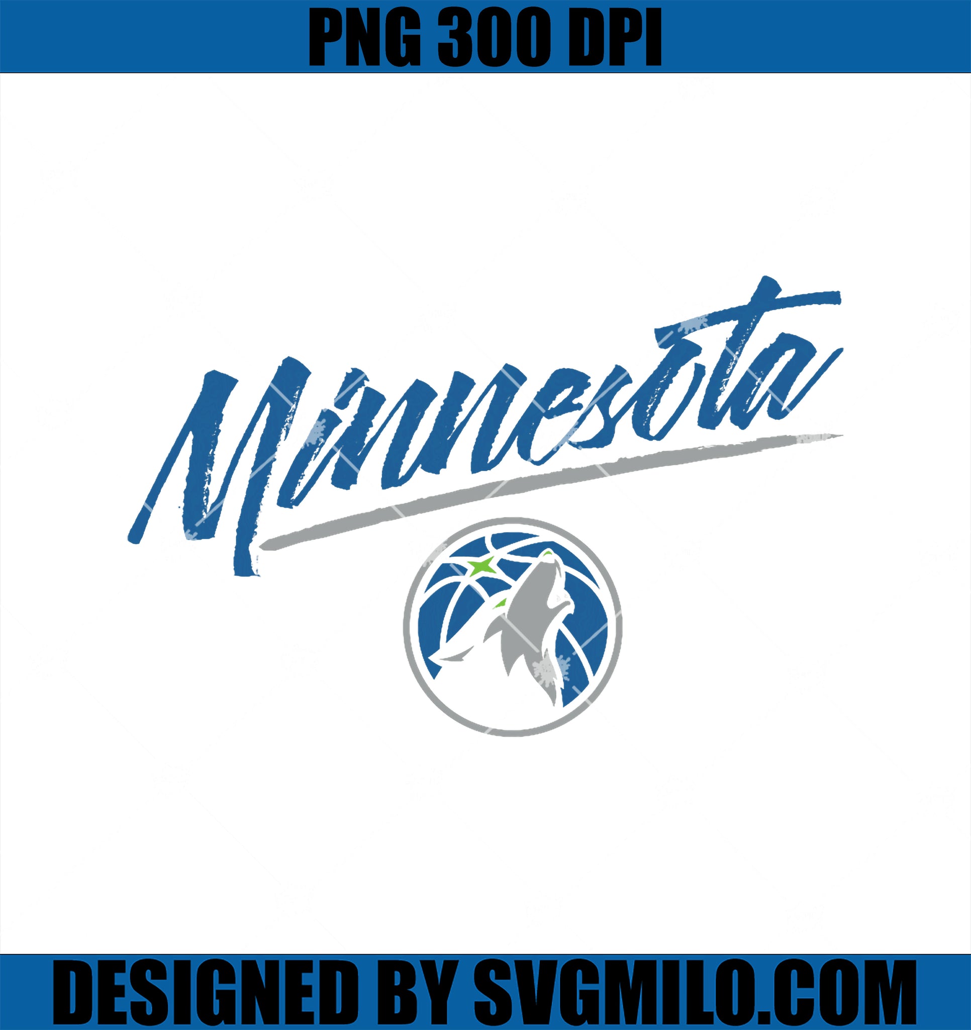 NBA Minnesota Timberwolves Marker Script PNG