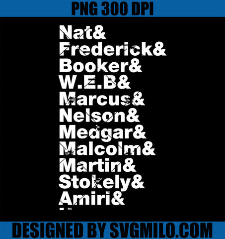 Nat & Frederick & Booker & W.E.B  PNG, Helvetica PNG