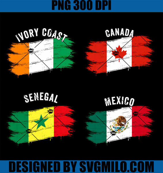 National Colors Collection PNG, International Heritage Bundle PNG